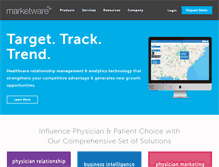 Tablet Screenshot of marketware.com